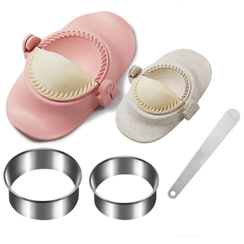 Dumpling Maker, Dumpling Dough Press Mold Set With Ring Cutter And Stuffing Spoon, Kitchen Gadget F