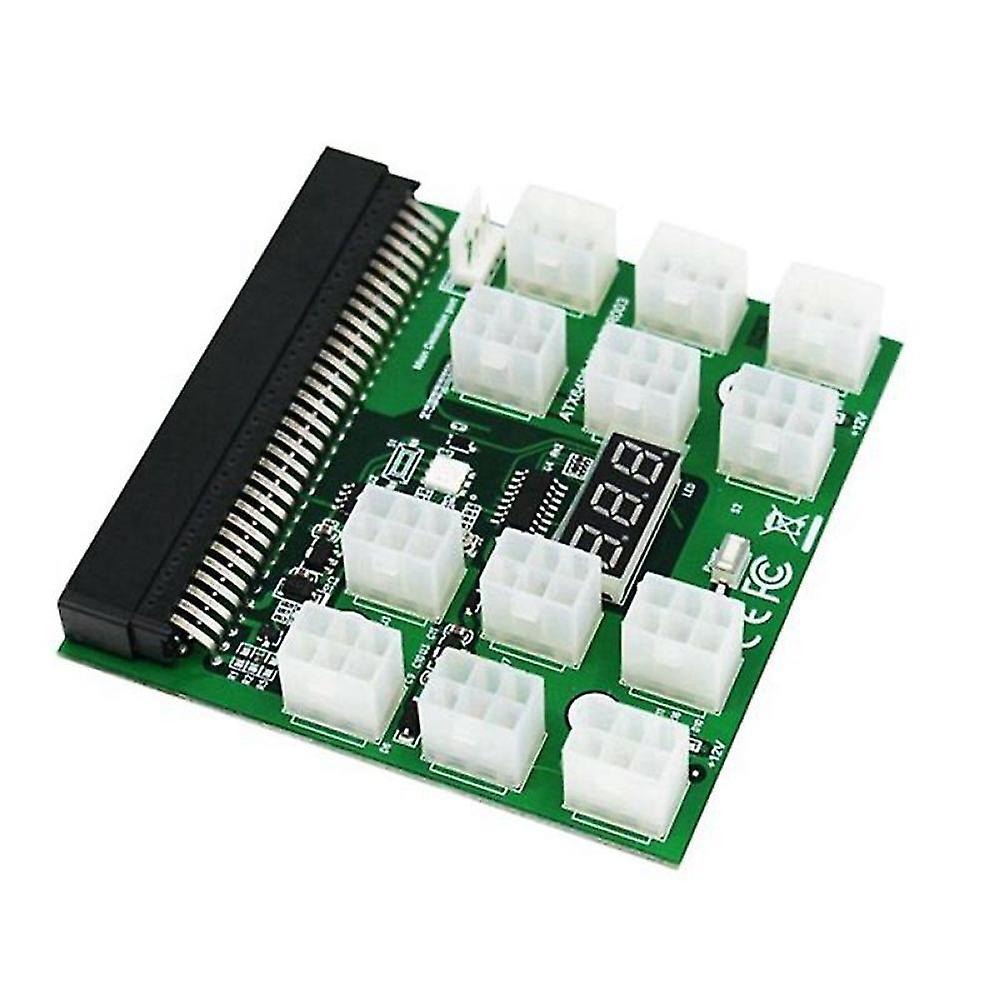 PCI-e 12v 64pin zu 12x 6pin Netzteil Server Adapter Breakout Board für 1200w 750w PSU Server GP