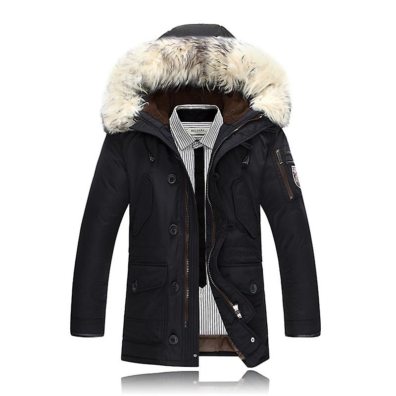 New Winter Warm Men Thickened Fleece Down Jacket Down Coat Jacket Men