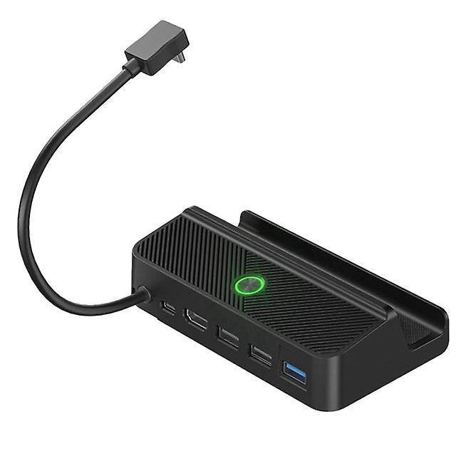 For Steam Deck Dock Station Tv Base Stand Hub Holder Docking Station Usb C To Rj45 Ethernet Type-c Charger New High Guality -a