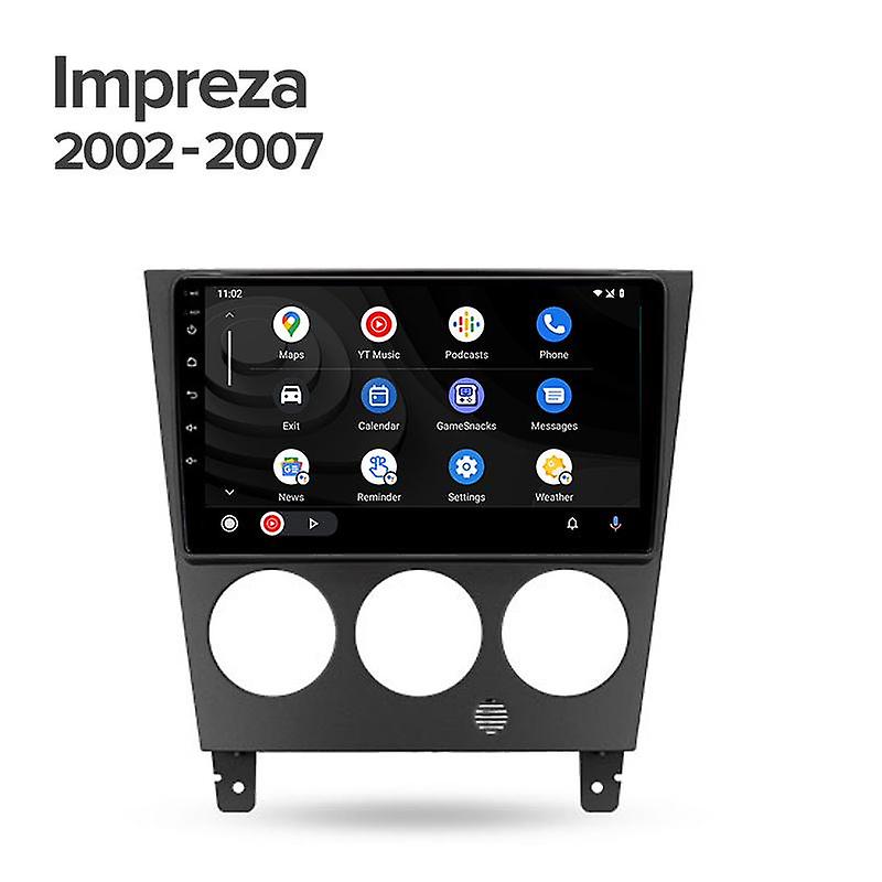 Car Radio Multimedia Video Player Navigation Android CarPlay For Subaru Impreza GD GG 2002-2007 Head