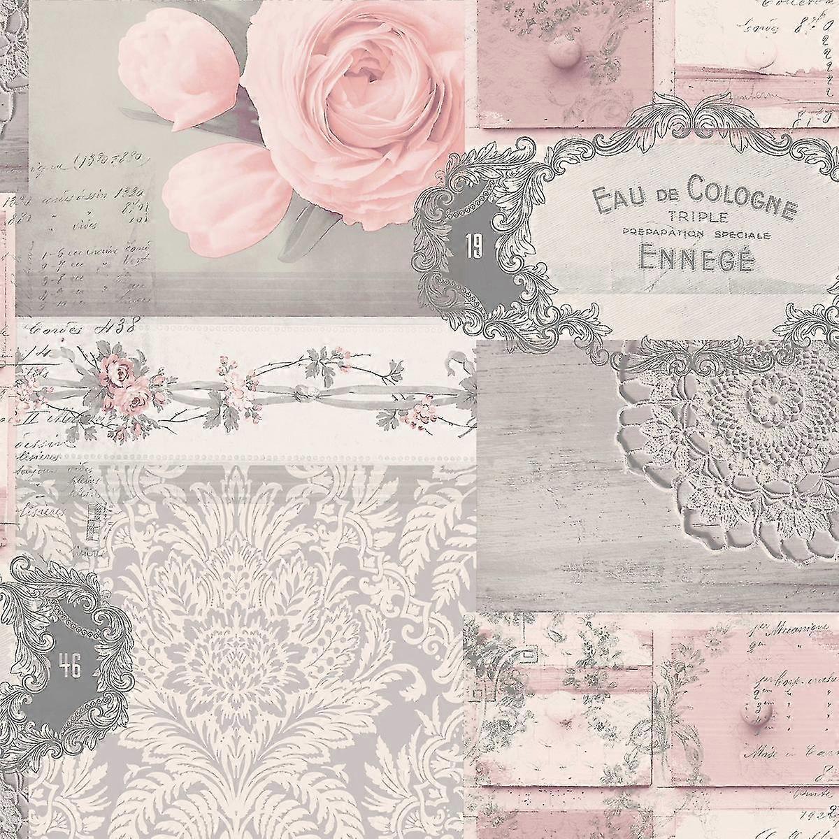 Kroon Ophelia decoupage behang