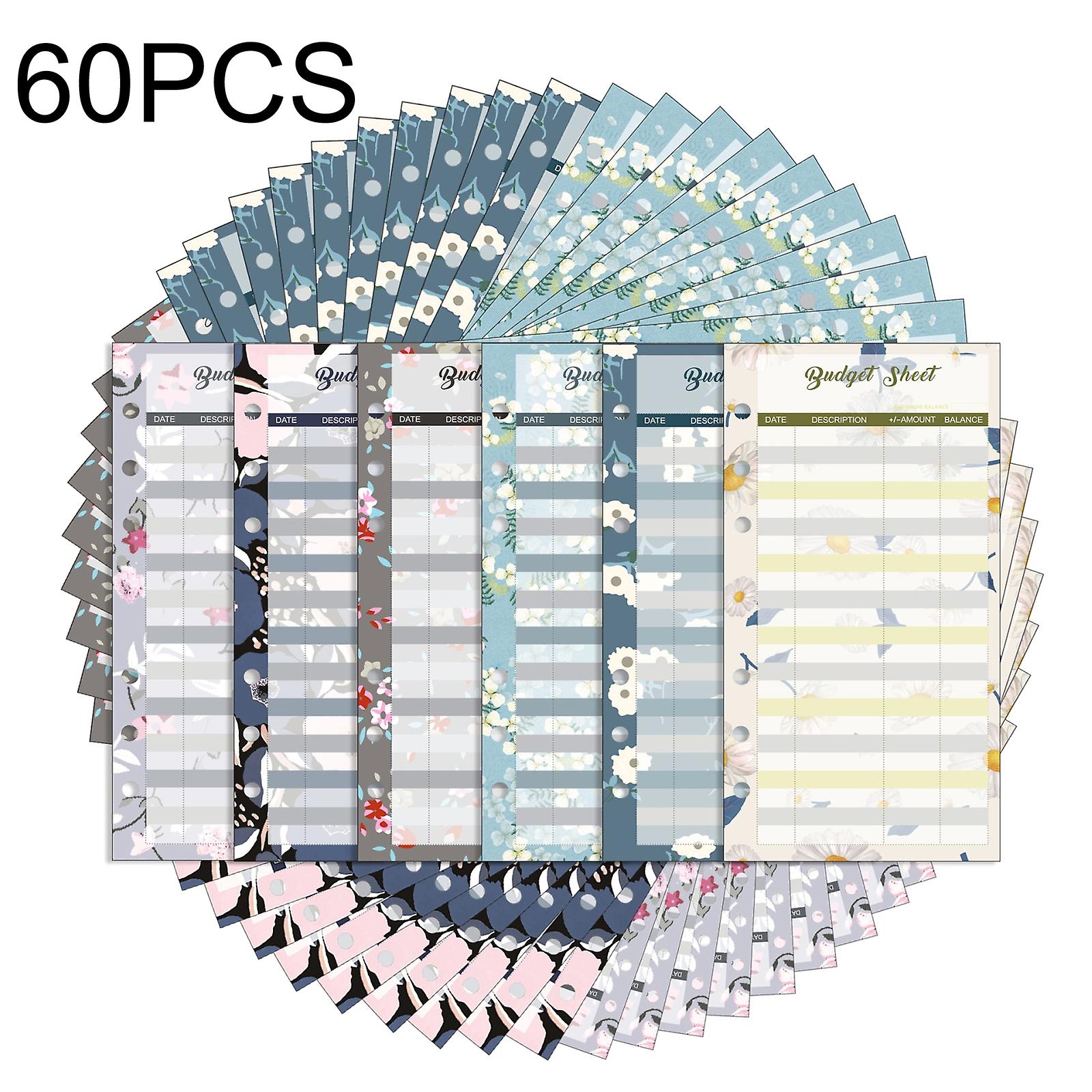 60 Sheets Budget Bookkeeping Replacement Core