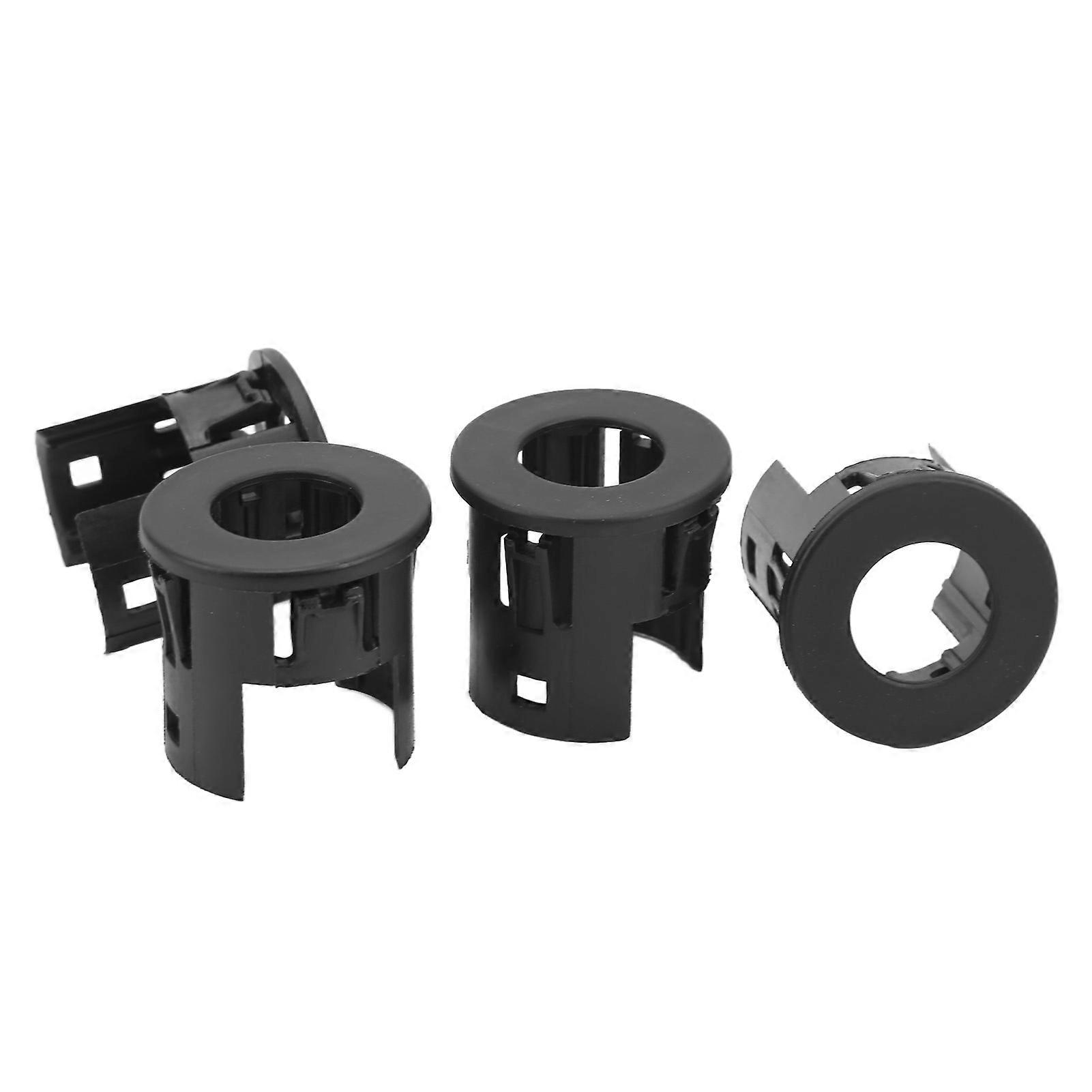 4Pcs Parking Assist Sensor Bezels Front Rear Stable Performance Replacement for Dodge Ram 1500