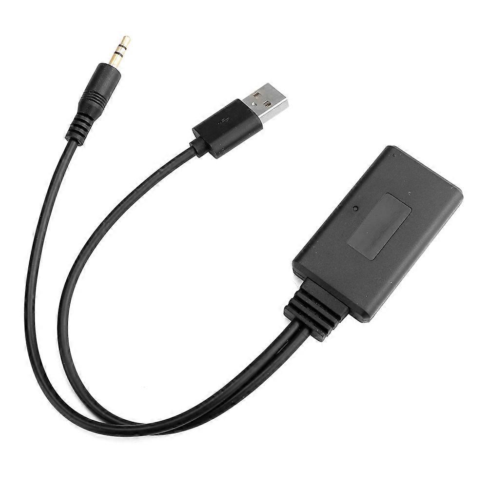 12 Pin AUX IN Adapter with USB 3.5MM Plug Compatible with Bluetooth Fits for E90 E91 E92 E93