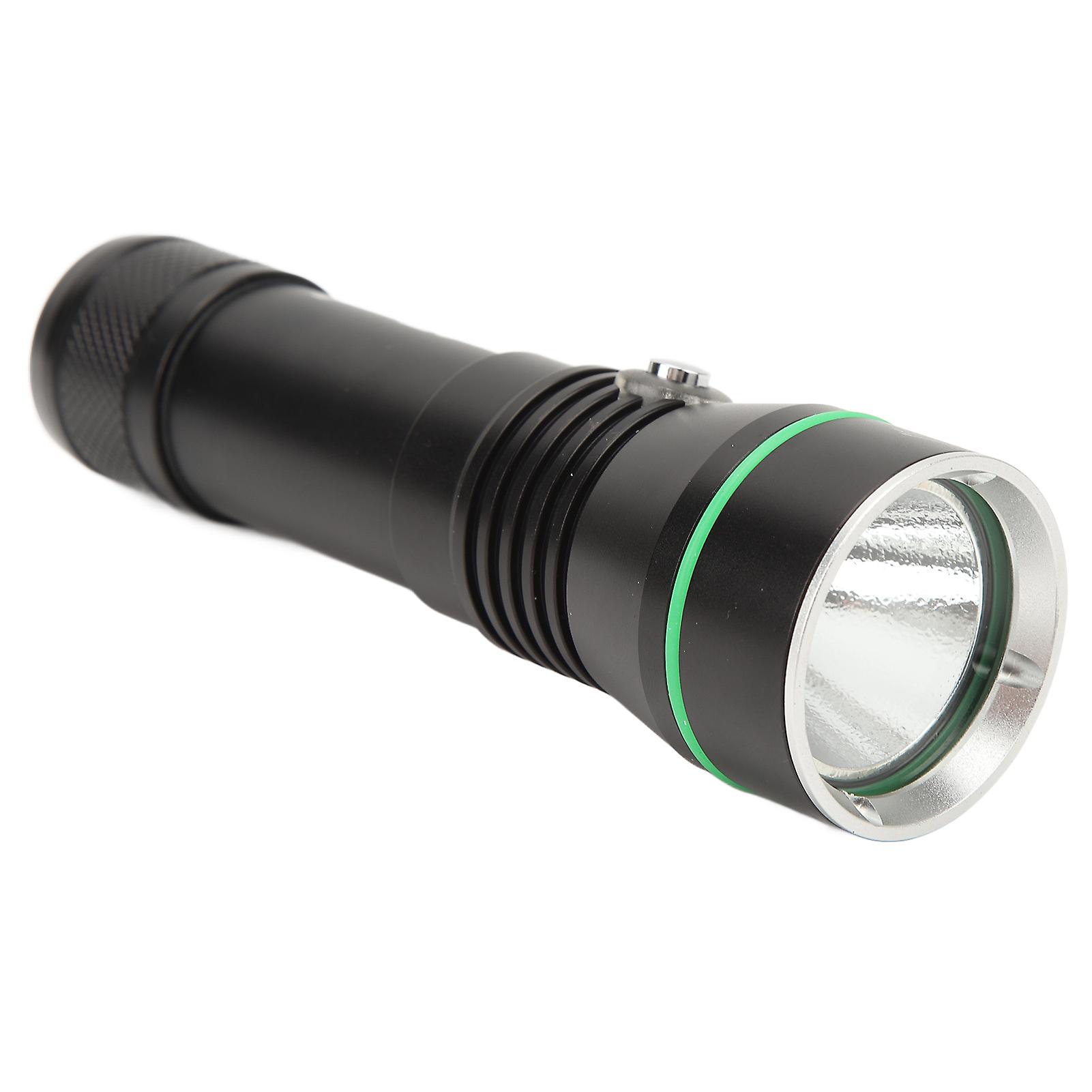 High Bright Diving Flashlight P50, 110M Waterproof, 3 Modes