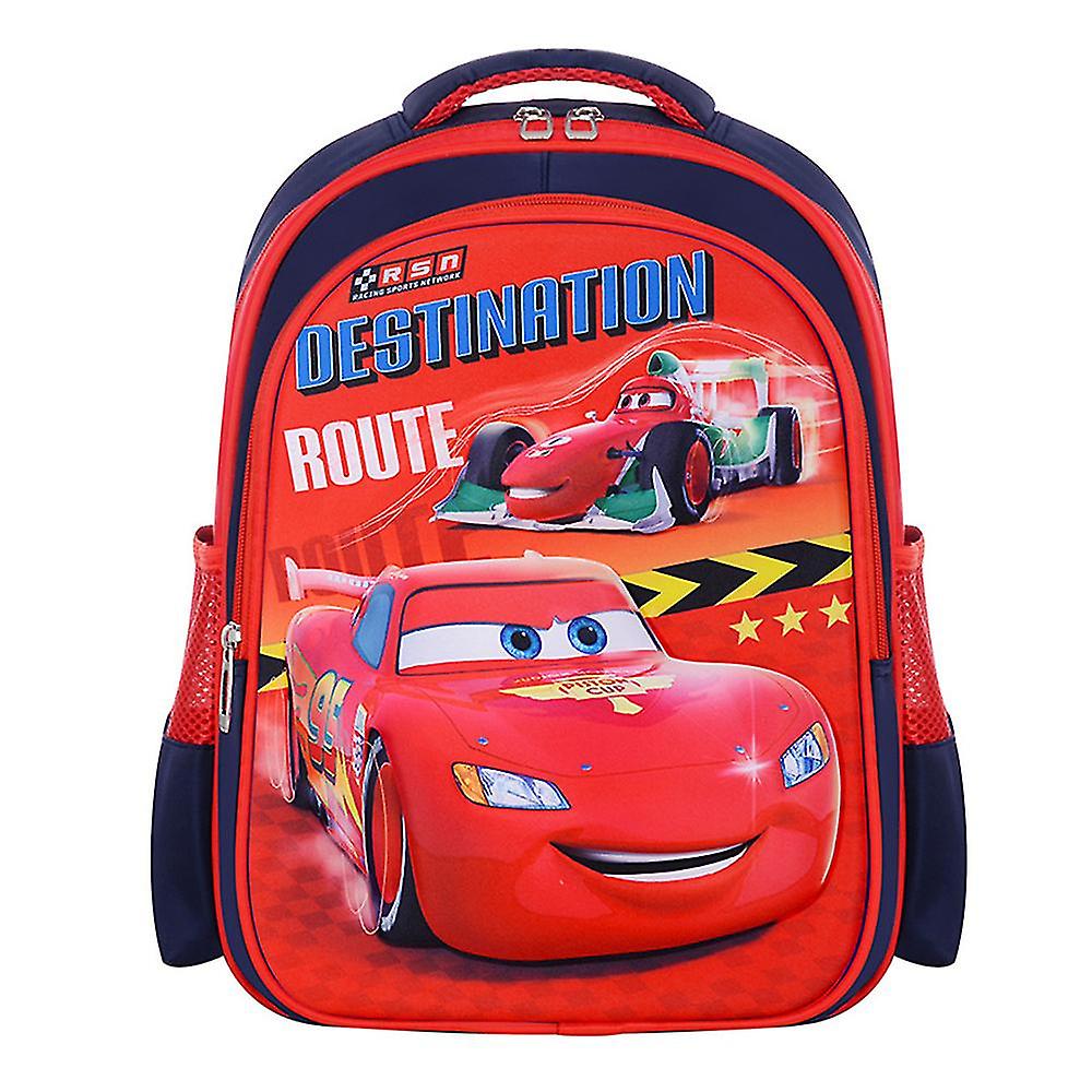 Kids Backpacks Captain America/batman/car Printed Waterproof School Bag Gifts