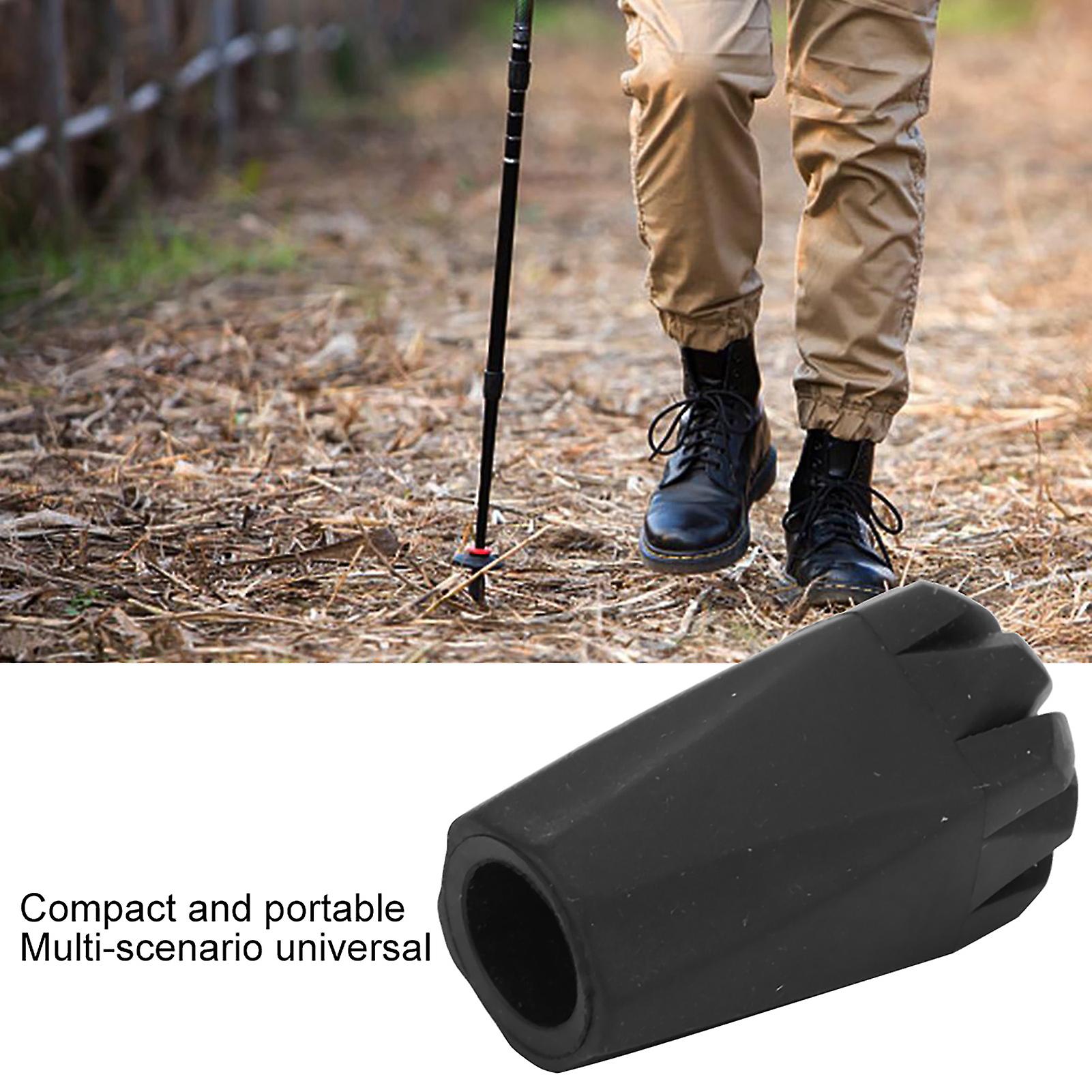 TPR Trekking Pole Tip Covers 4PCS Set 2.5cm Diameter 4.4cm Height
