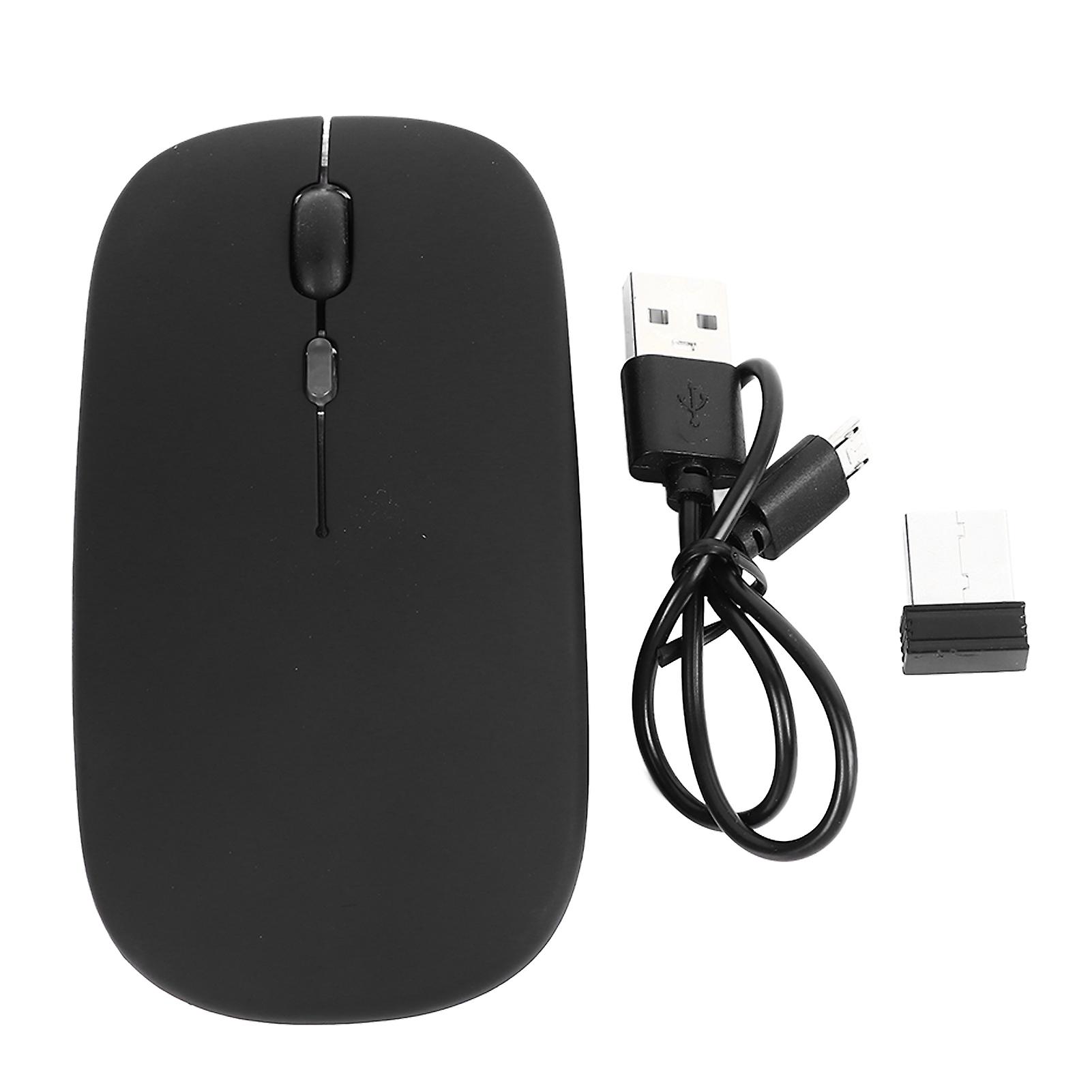 Wireless Bluetooth Mouse 2.4G Dual Mode Rechargeable Silent RGB Lighting for Gaming