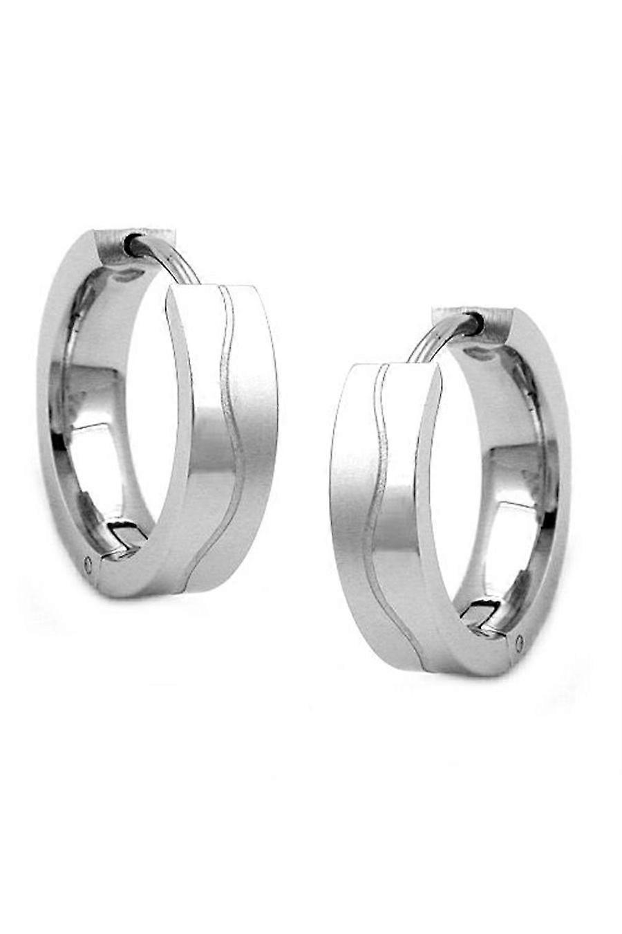 Hoop Earring Stainless Steel 17,5x4,5mm - Gl03328