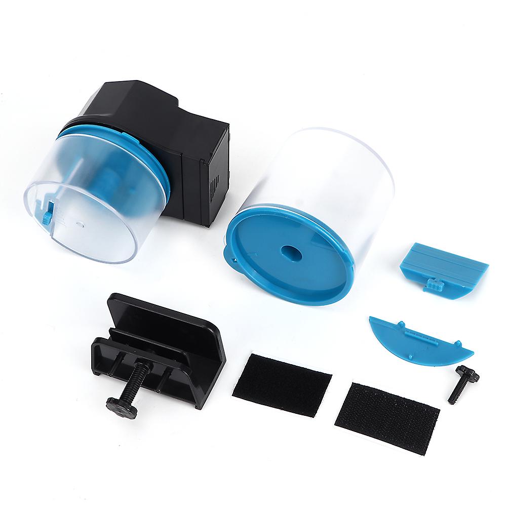 Distributeur automatique de nourriture pour aquarium ABS Smart Timing, haute capacité, minuterie, machine d'alimentation pour poissons, bleu