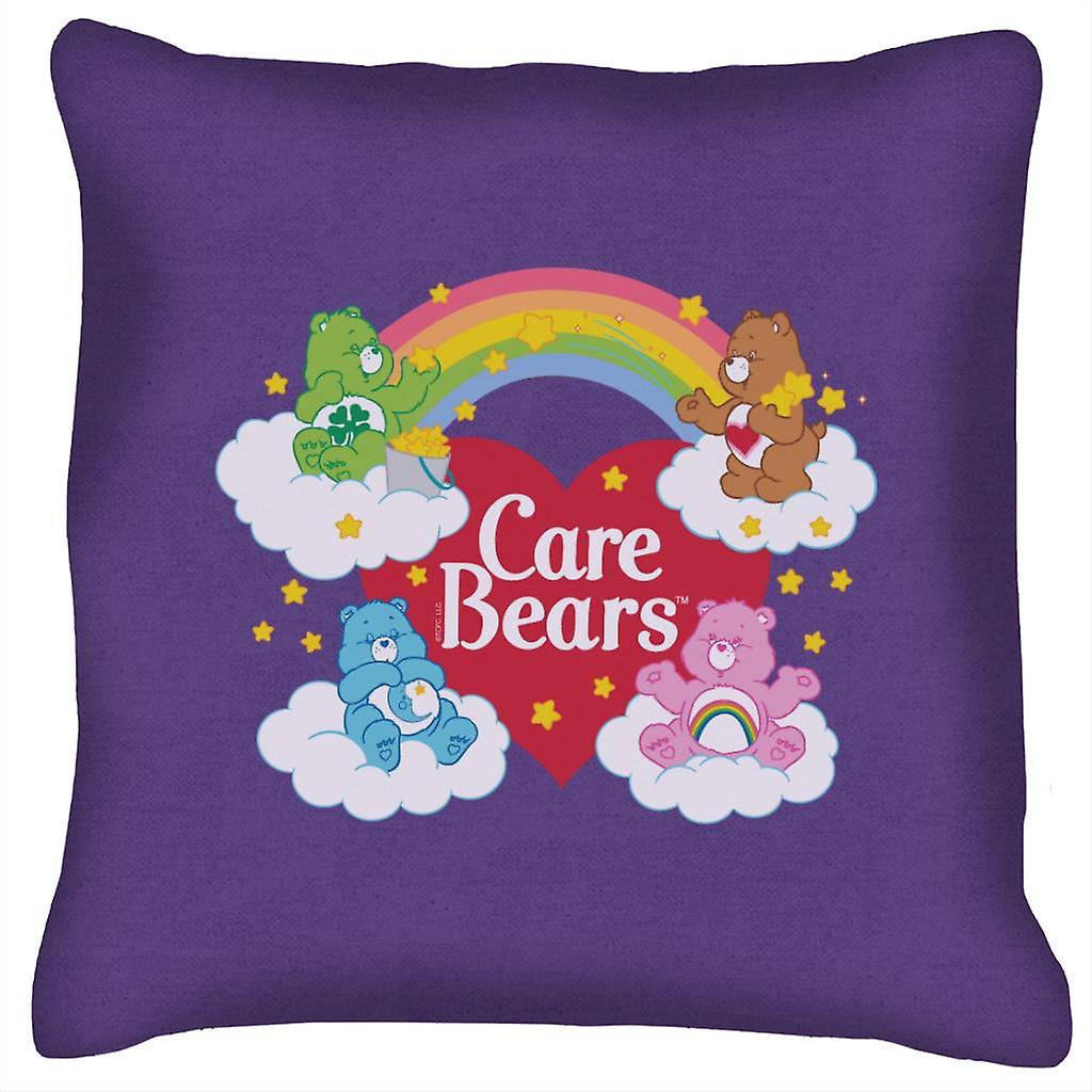 Care Bears On Clouds Cushion