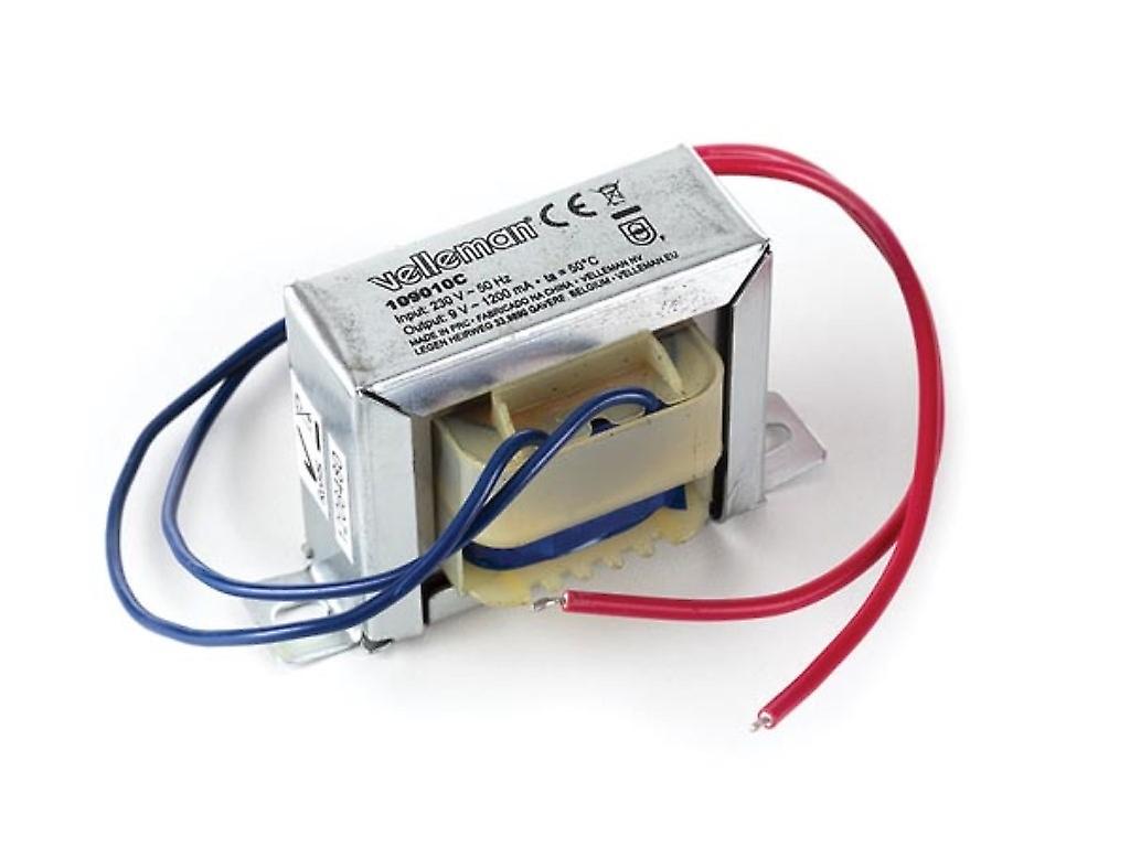 Open-frame transformer 10.8 Va 1 X 9 V ~ 1200 Ma Max.