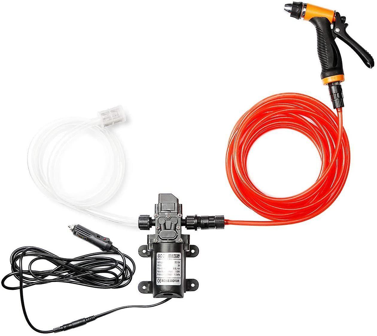 Φορητή 12v ηλεκτρική αντλία πλυσίματος 160PSI αντλιών πλυσίματος υψηλής πίεσης αυτοκινήτων
