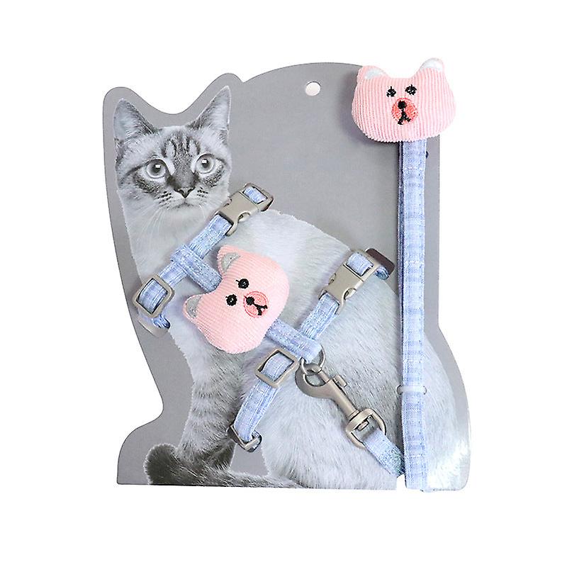 Cat Outing Hand Holding Rope Cat Chain Cat Rope Pet Harness Hand Holding Rope Chest Pulling Cat Supplies