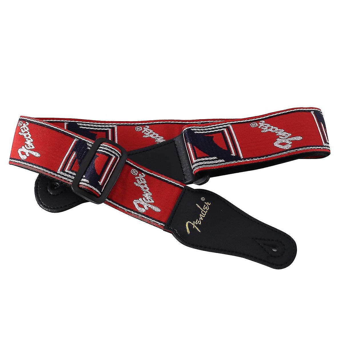 Folk Gitarr Rem Klassisk Trägitarr Elgitarr Universal Strap Mode Broderi Rem Acce