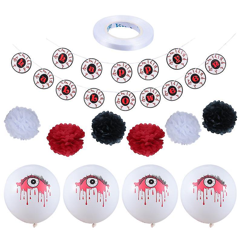 ハロウィーンの装飾のための1セット怖い目の風船