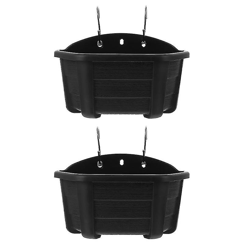 The New 2pcs Hanging Flower Bucket