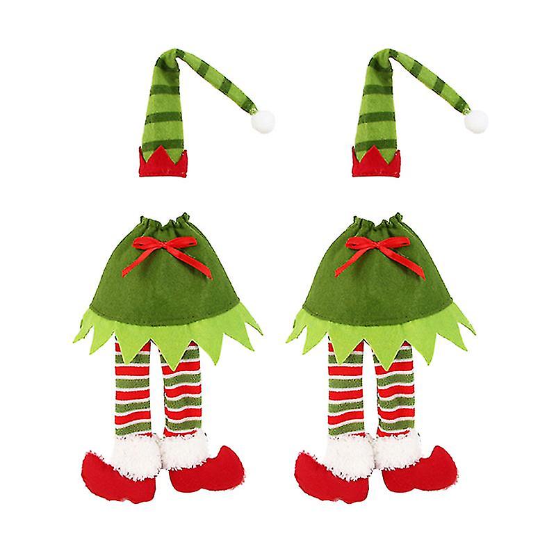 Cloth Bottle Cover For Christmas Decoration