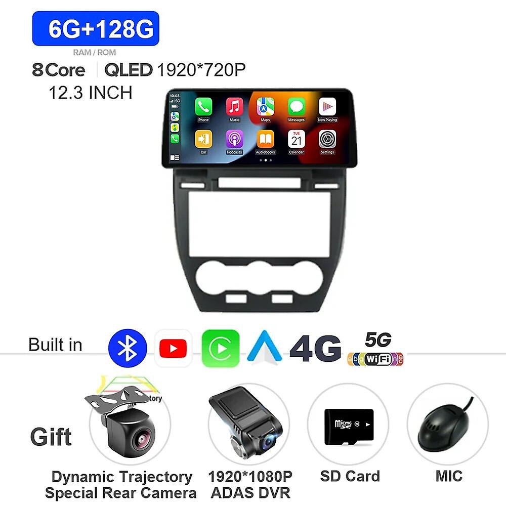 Android 13 Carplay Auto 12.3" Car Radio For Land Rover Freelander 2 2006-2012 Gps Multimedia Playe Navigation Stereo Bt Qled 4g