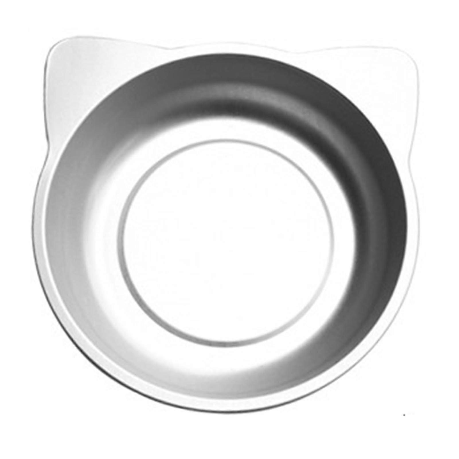 Comfortable and cute aluminum cat bed, round cat ear shape, cooling pet bed, shiny version