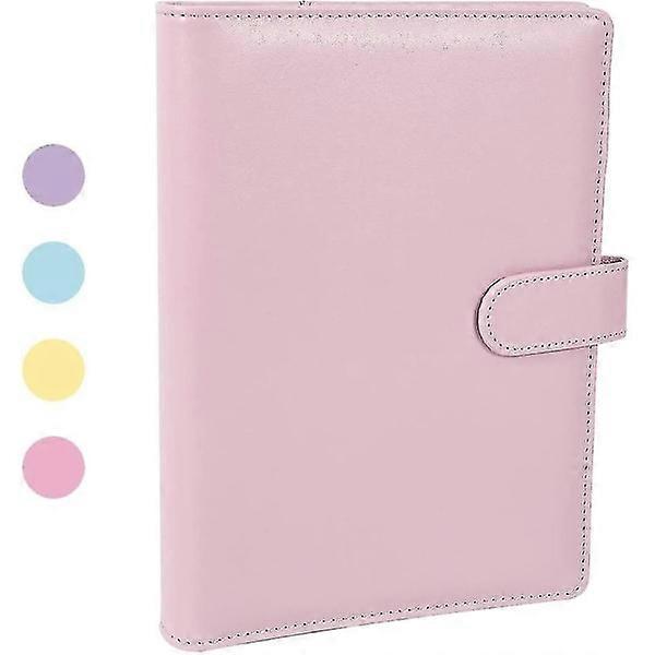 A5 Pu leather ring binder, refillable 6-round cover, Business