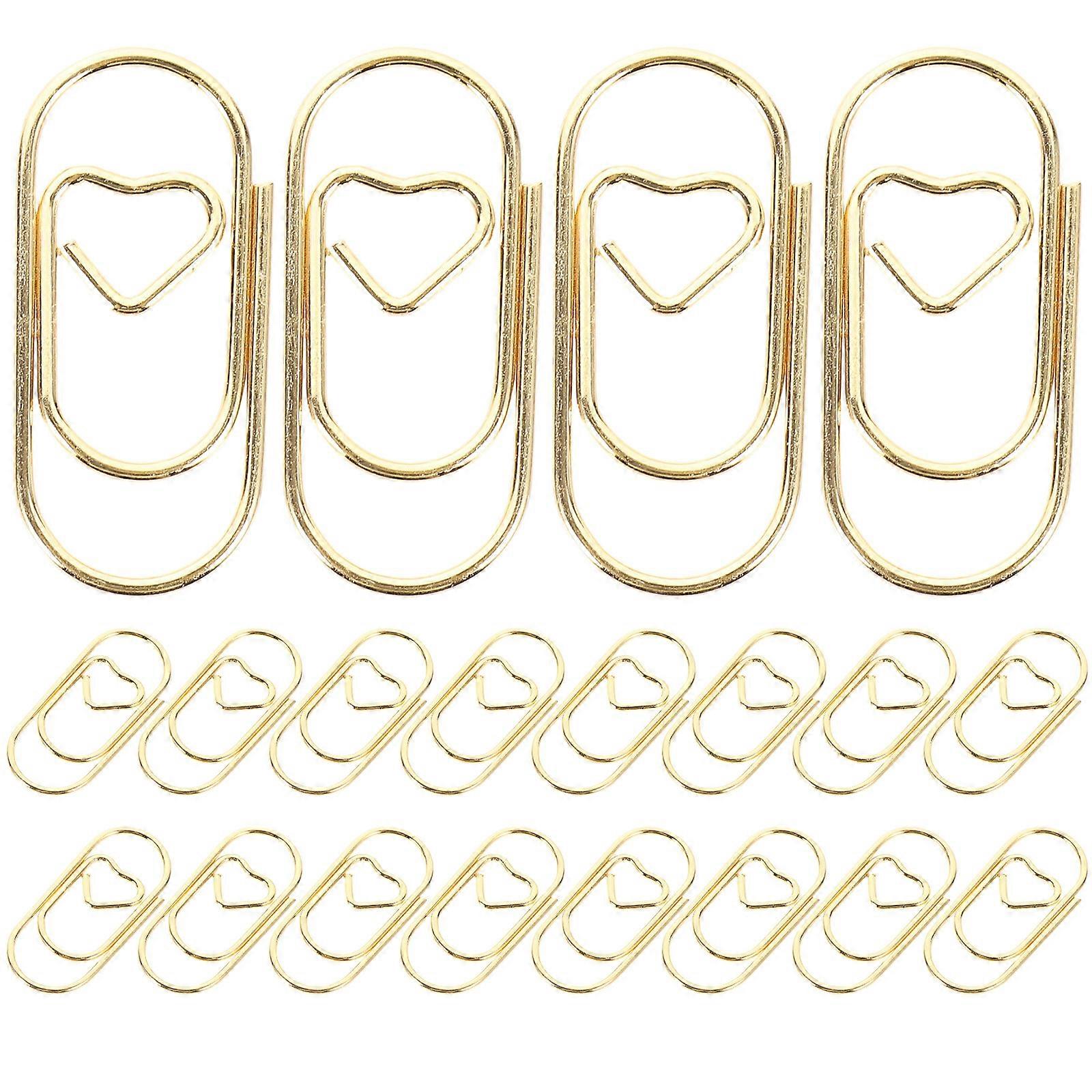 100Pcs Knitting Clip Ornaments File Document Clips Office Document Clips Book Reading Clips