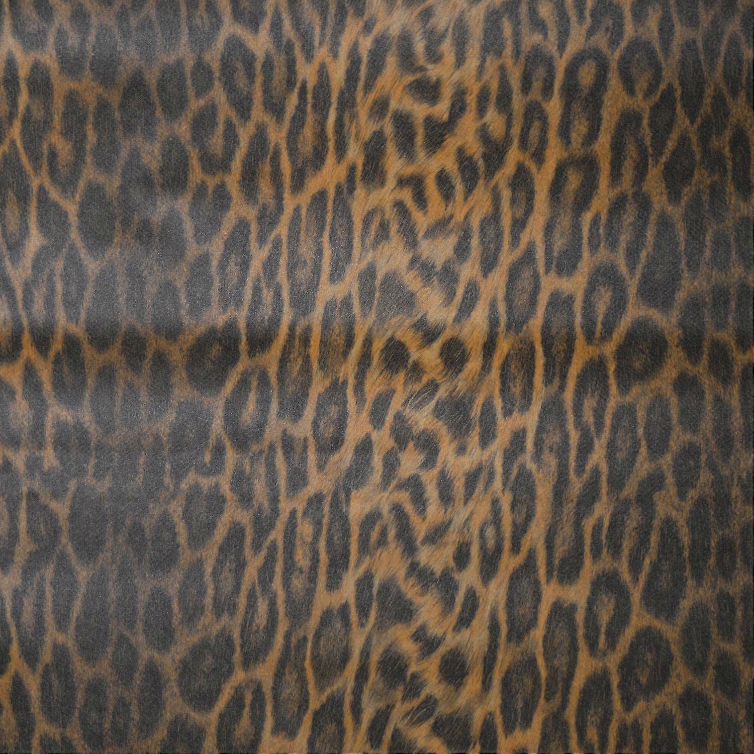 5 METER, CUT AS 1 PIECE - LEOPARD PRINT 45CM X 15M