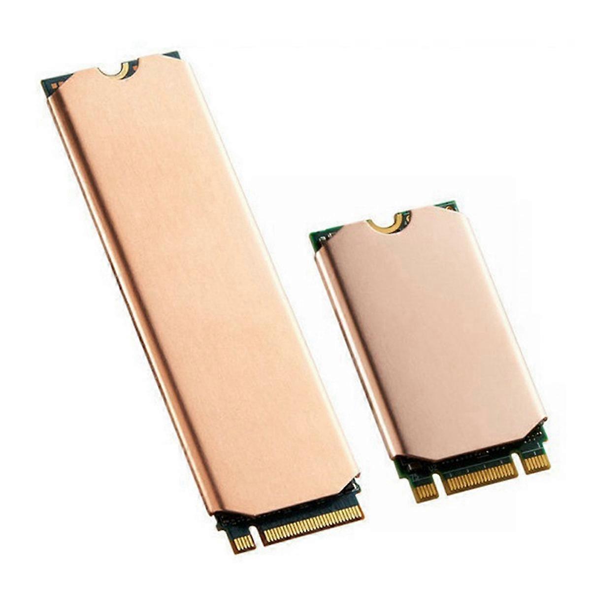 Copper M.2 SSD HeatSink Hard Disk Cooler with Thermal Solid State Disk Radiator 0.5mm for M.2 2280 NVMe SSD,TN80