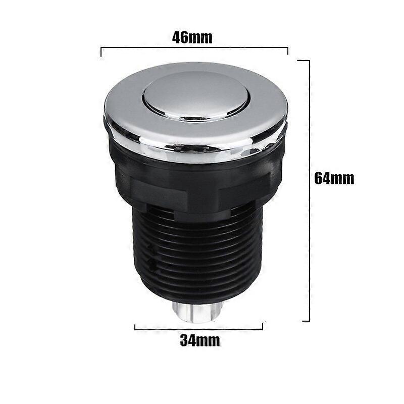 Pneumatic Switch On Off Push Air Switch Button 28mm/32mm/34mm For Bathtub Spa Waste Garbage Disposal Whirlpool Switch