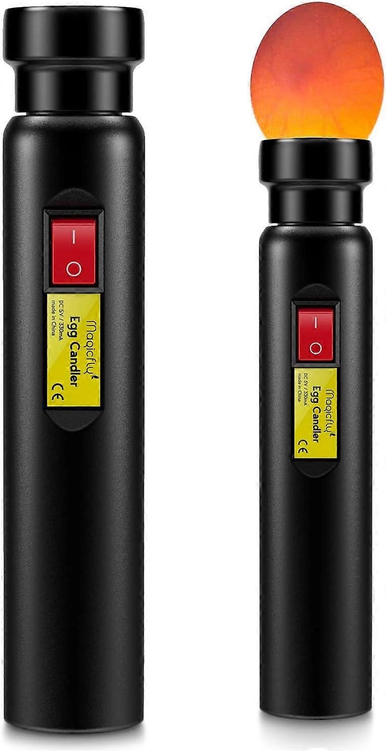 Rechargeable Egg Candler Tester for Monitoring Eggs Development, Bright Cool LED Light Candling Lamp SZRH A-F