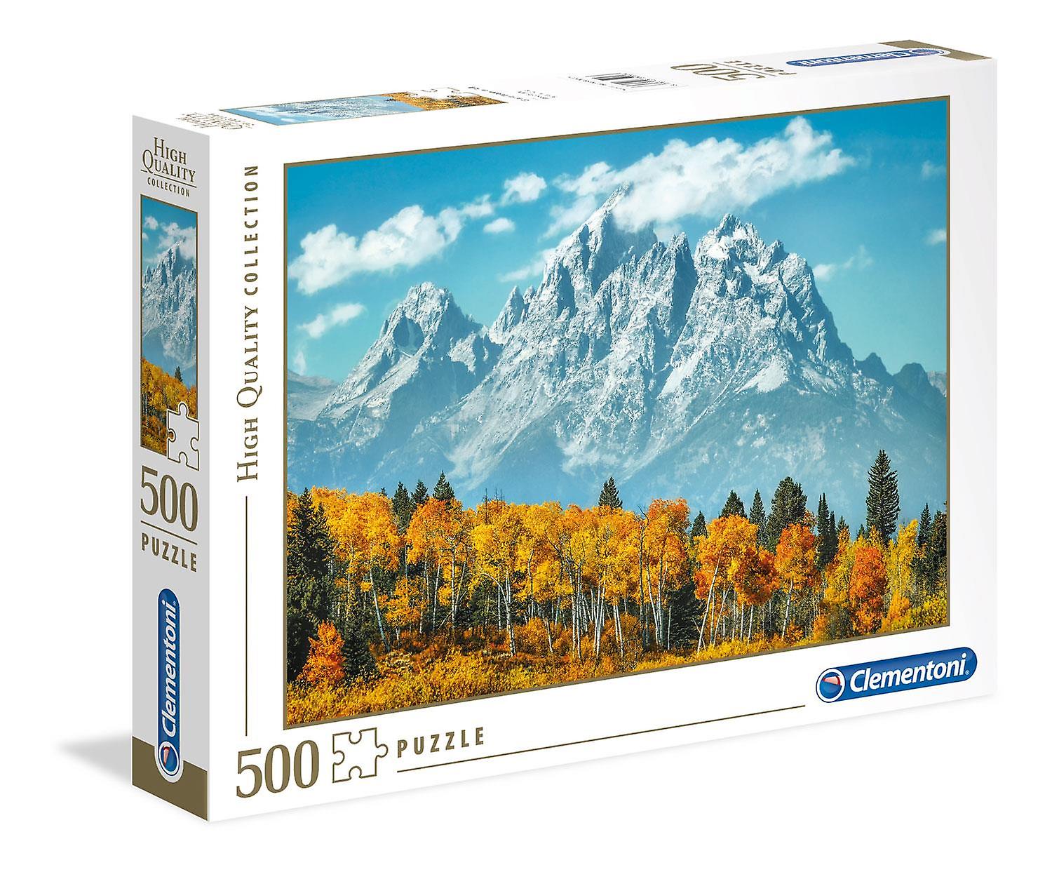 Clementoni Grand Teton In Fall High Quality Jigsaw Puzzle (500 Pieces)
