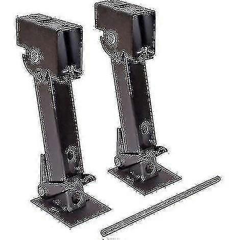 Pair Trailer Stabilizer Jacks, Foldable Telescopic Stabilizer Jacks, Tilting Stabilizer Jacks - Capacity 1000lbs Each-xinhan