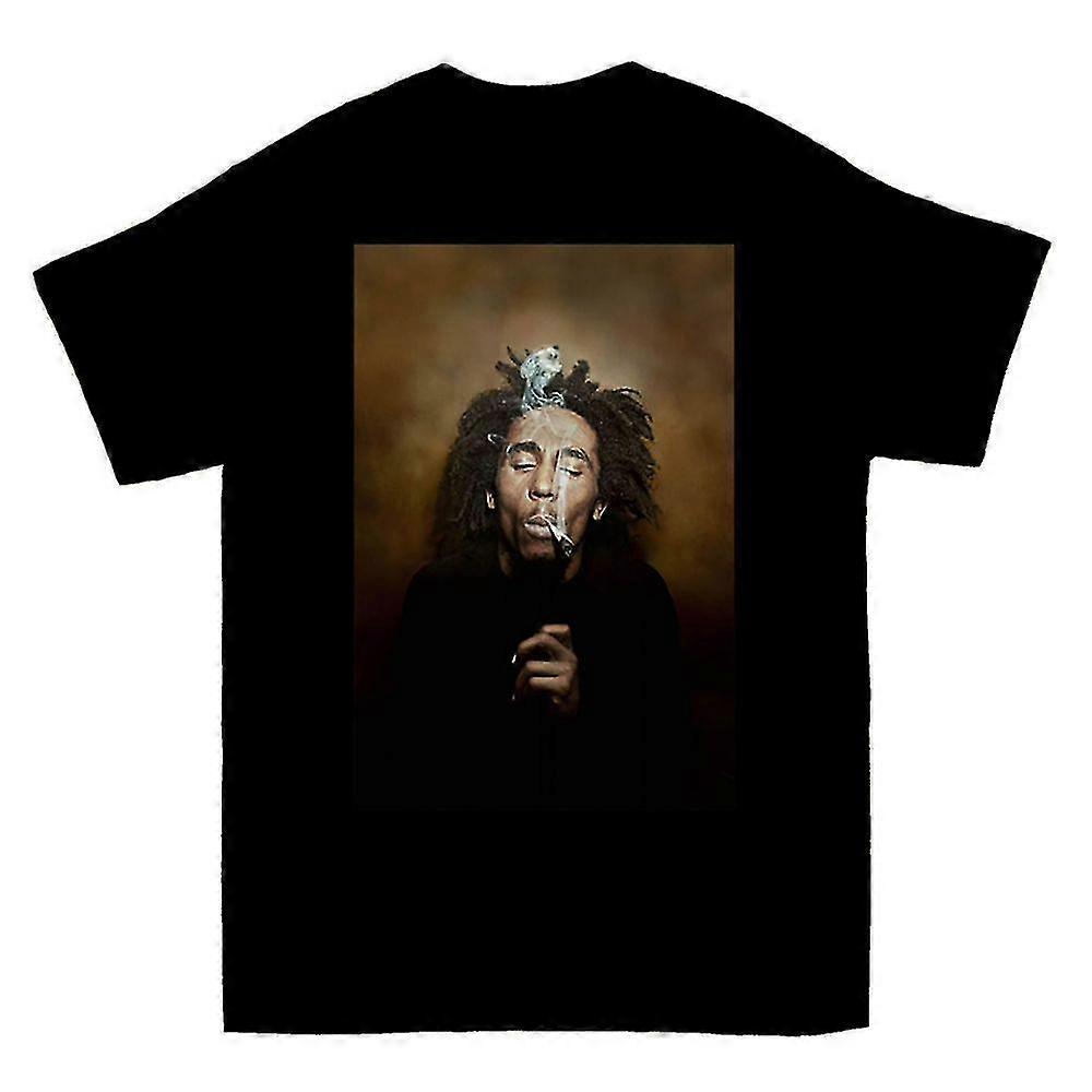 Bob Marley Fumar T-shirt enorme