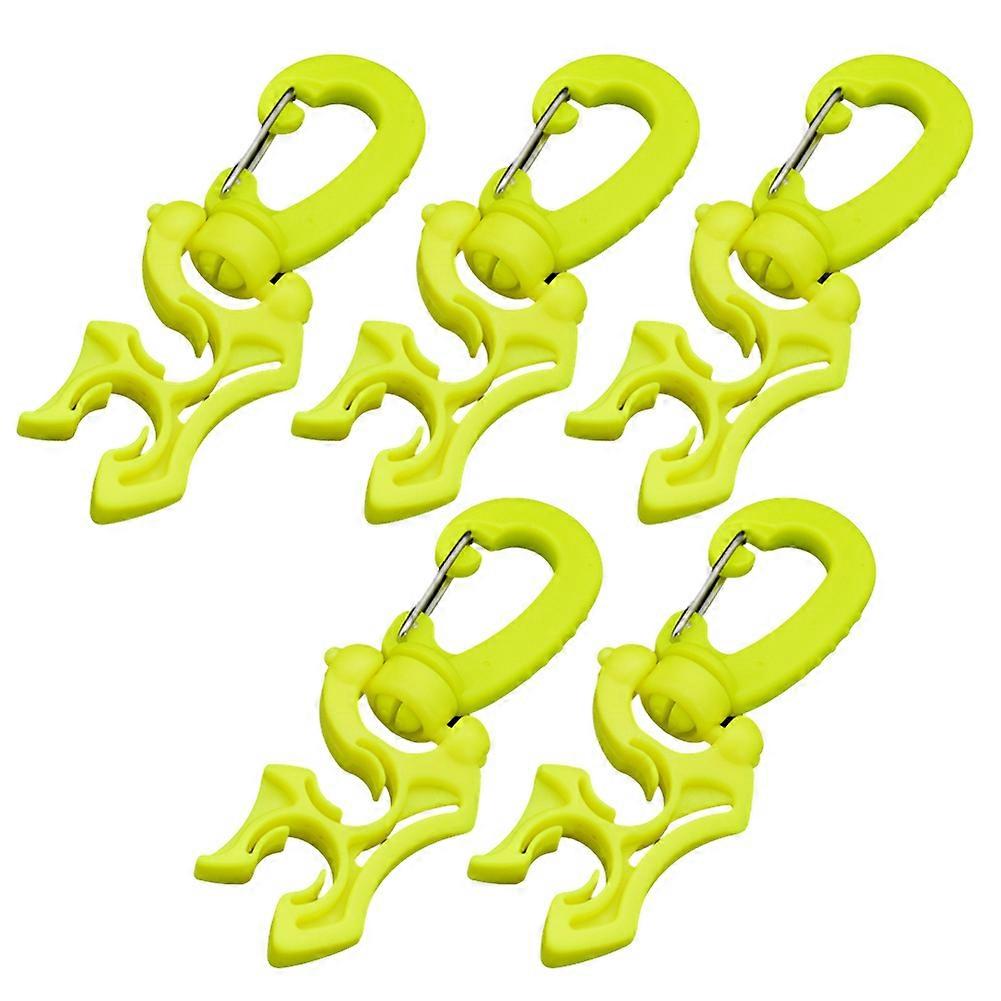 Diving Spare Second-Stage Quick Release Buckle BCD Breathing Regulator Pipe Clamp Low-Pressure Pipe