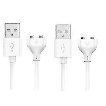2PCS Cabo Carregador Magnético USB DC, Cabo de Carregamento de 0,8 m compatível com Massageador, Escovas de Dentes Elétricas, Relógio Infantil, Limpador