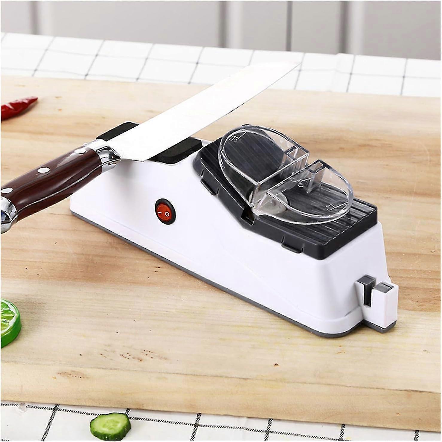 Electric Knife Sharpener, Kitchen Knife Sharpener Electric Knife Scissor Sharpener For Quick Sharpening & Polishing, Plug In-Yvan