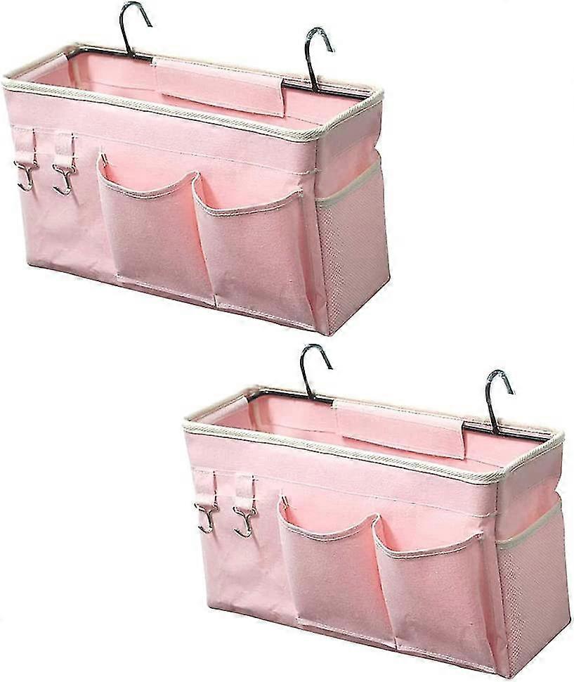 For 2024 Bedside Caddy - 2 Pack Bedside Organizer Caddy Hanging Storage For Dorm Rooms Bed Rails Bunk Hos, Bedside Caddy