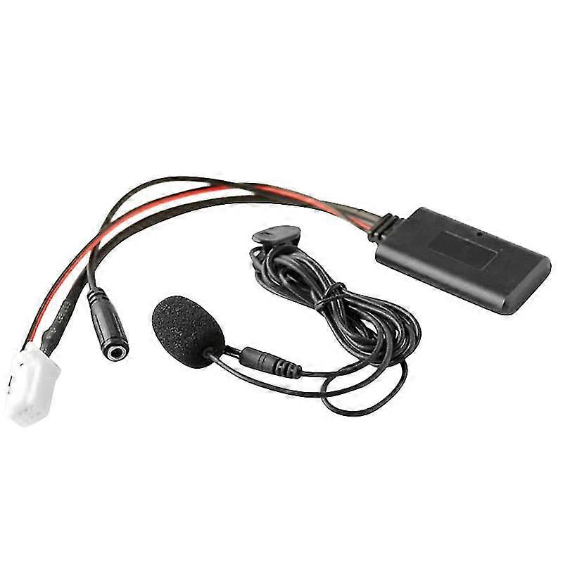 Car Bluetooth 5.0 Aux Input Audio Cable Microphone Handsfree Adapter 8pin Plug For Sylphy Tiida Gen