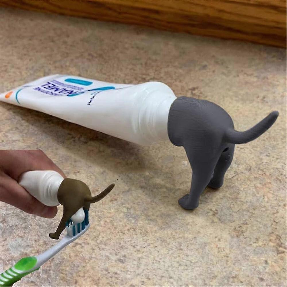 Pooping Dog Butt Toothpaste Cap Toothpaste Vomit Topper Dispenser Cap Funny Gadgets Gift