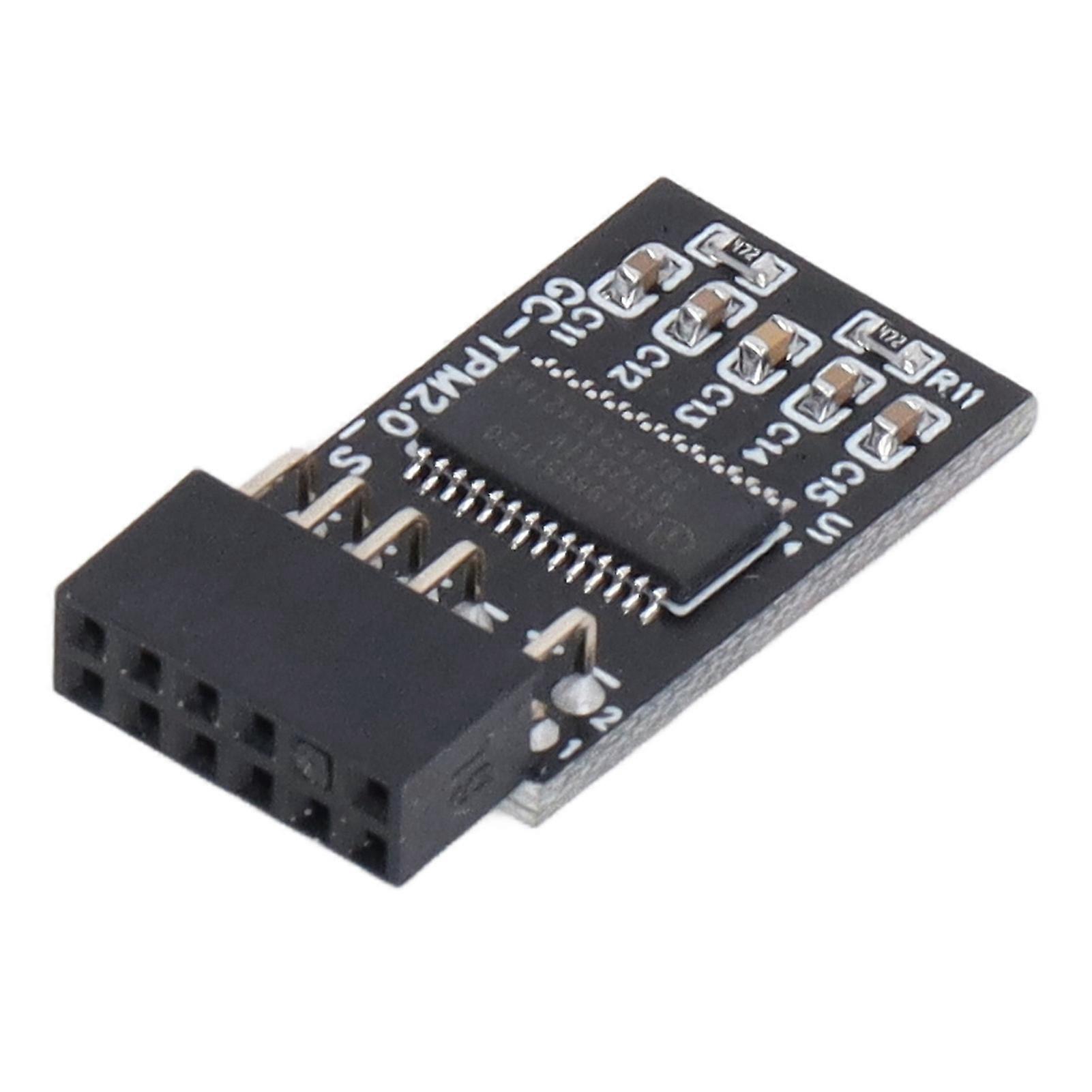TPM 2.0 Module LPC SPI 12Pin Remote Card Encryption Security Board Accessory for GIGABYTE
