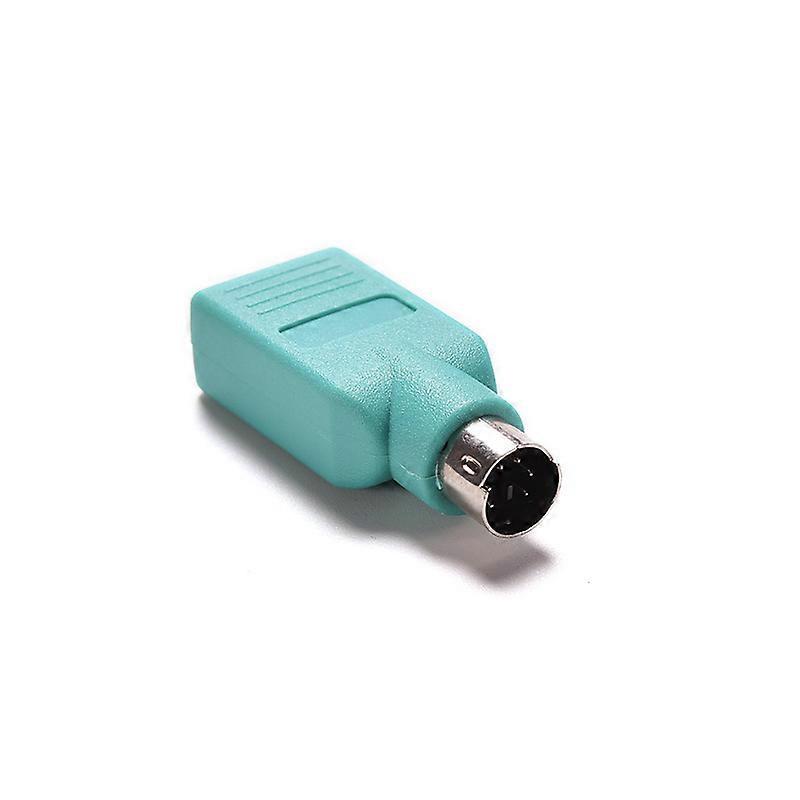 12pcs Converter Keyboard Mouse PS2 PS2 To USB Adapter Converter For Usb Keyboard Mouse Accessories Purple +Green