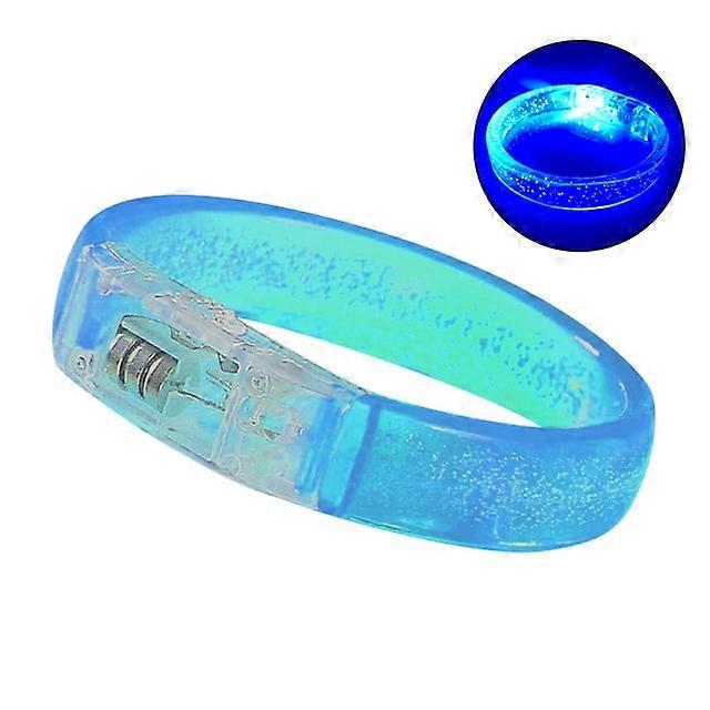 Entertainment Cheering Props Night LED Battery Light-emitting Bracelet Running Luminous Bracelet Bar Party Luminous Props