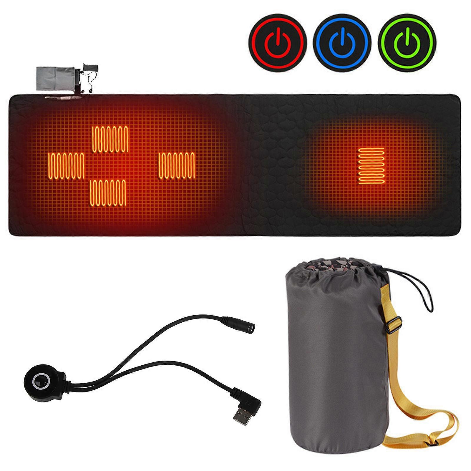 Waterproof Rechargeable Heated Sleeping Pad for Camping