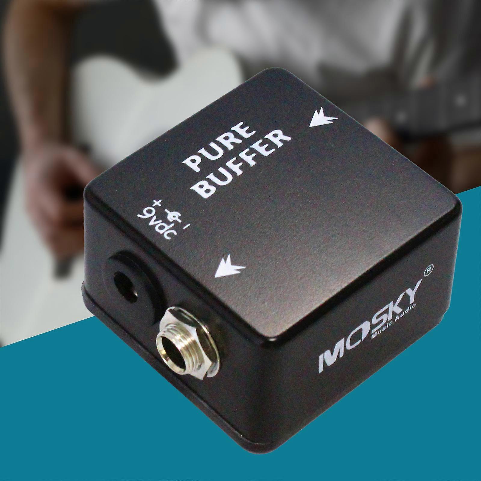 Mosky Pure Buffer Guitar Effect Pedal Professional Effect Pedal Mini Size Blacyp