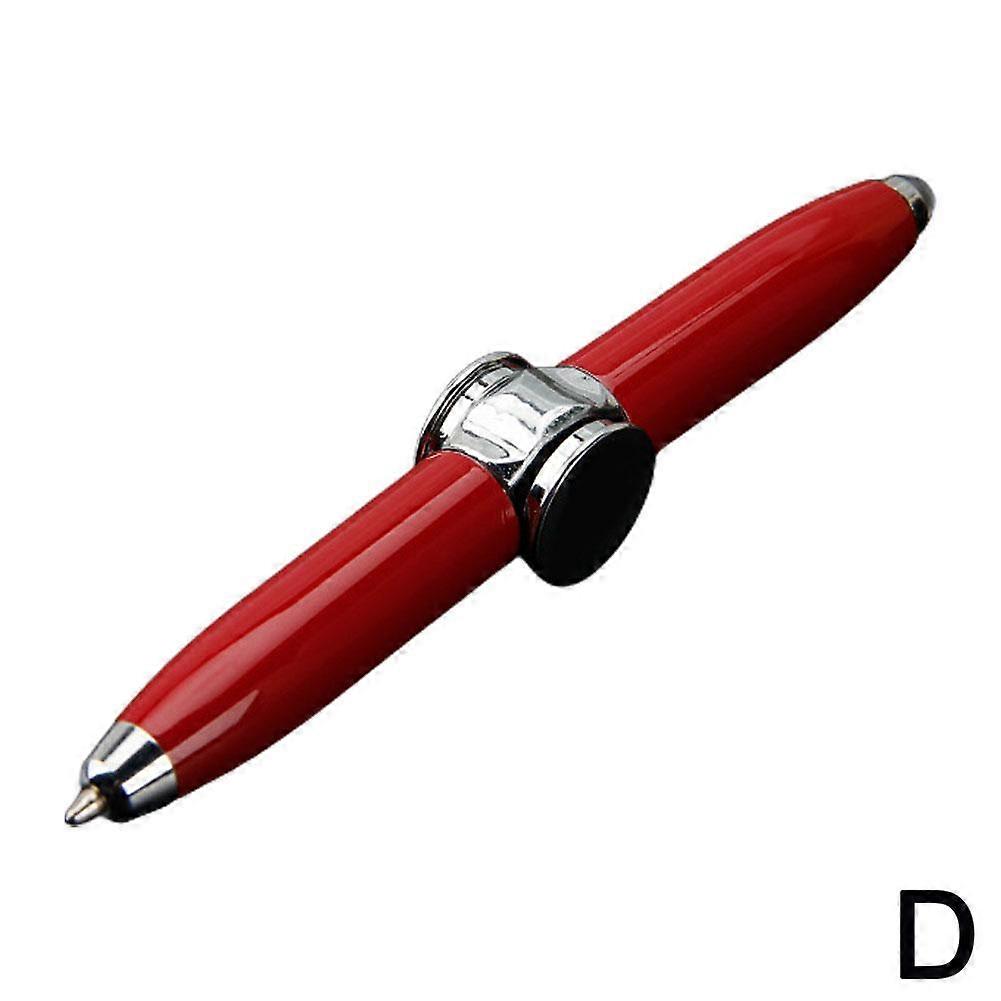 Multi-function Cool Fidget Spinner Fingertip Gyro Pen with LED Light Anti Stres