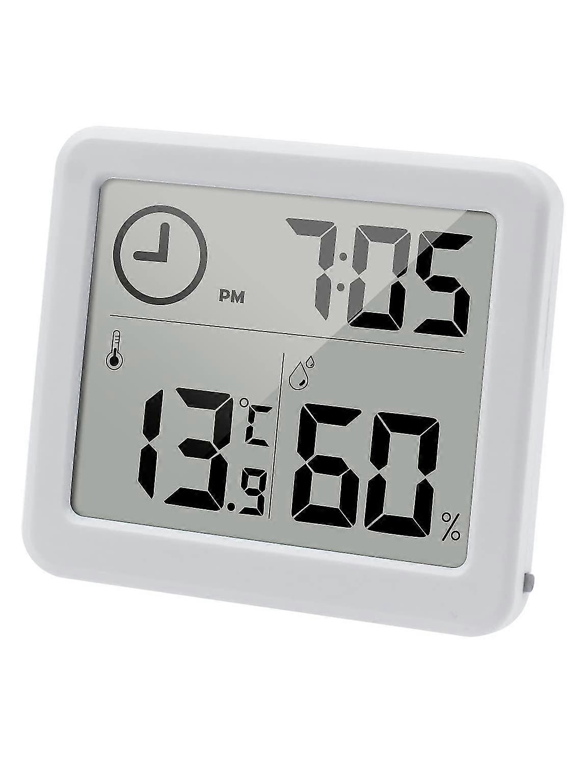 Digital Thermometer/hygrometer Large 3.2 Lcd Display(white)