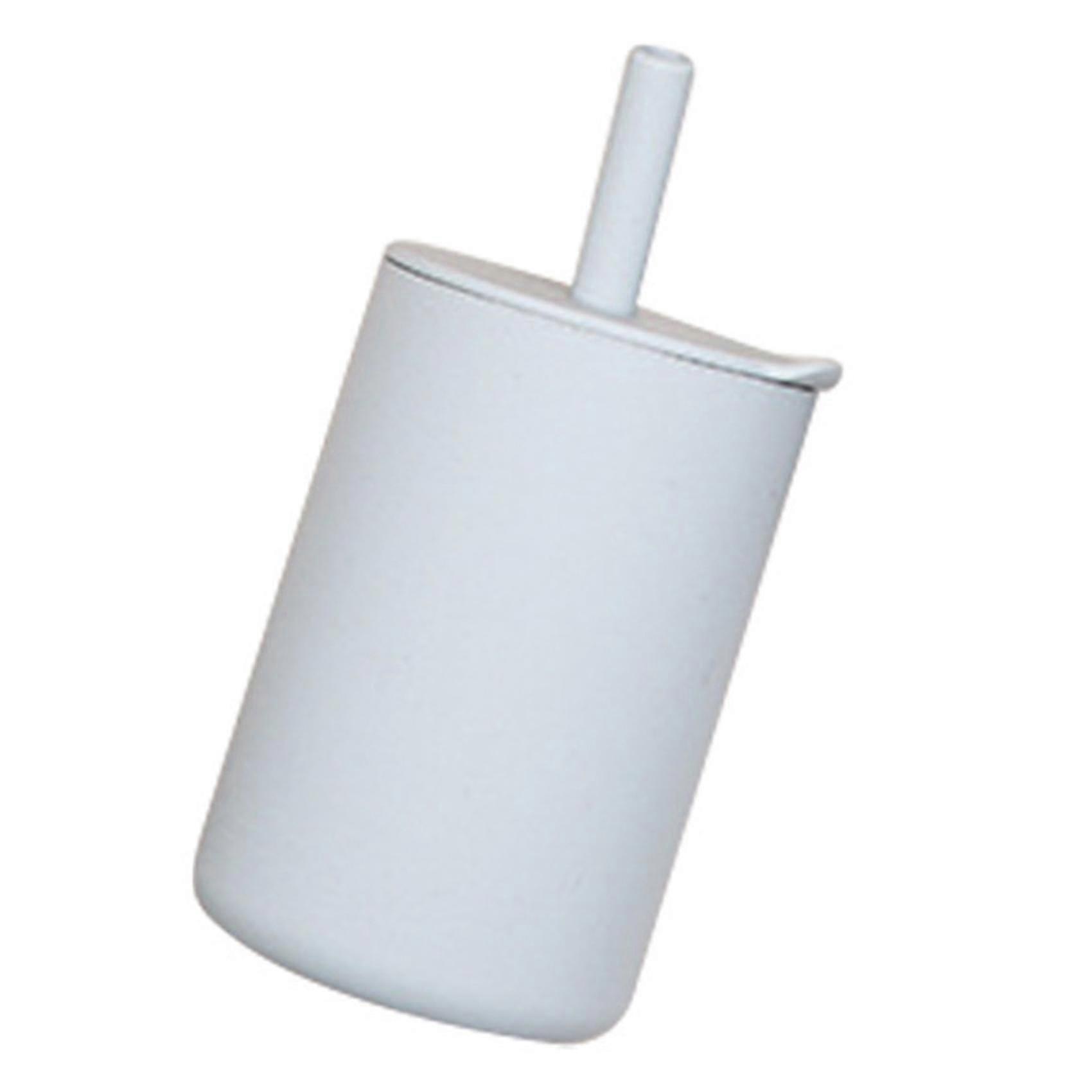 Toddler Cup Kids Silicone Training Cup With Straw (silver)