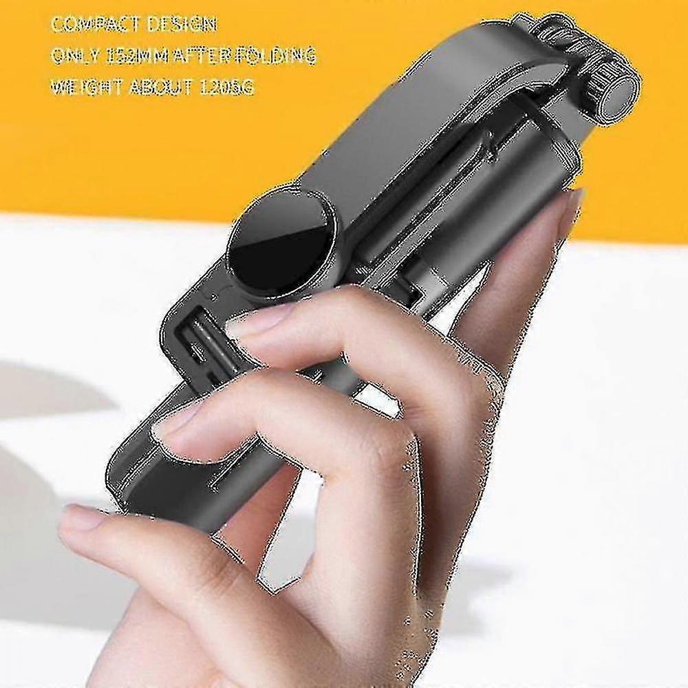 3 In 1 AluminiumlegierungMini Wireless Bluetooth-kompatibler Selfie-Stick mit Stativ Faltbare Einbeinstative Universal für Smartphone