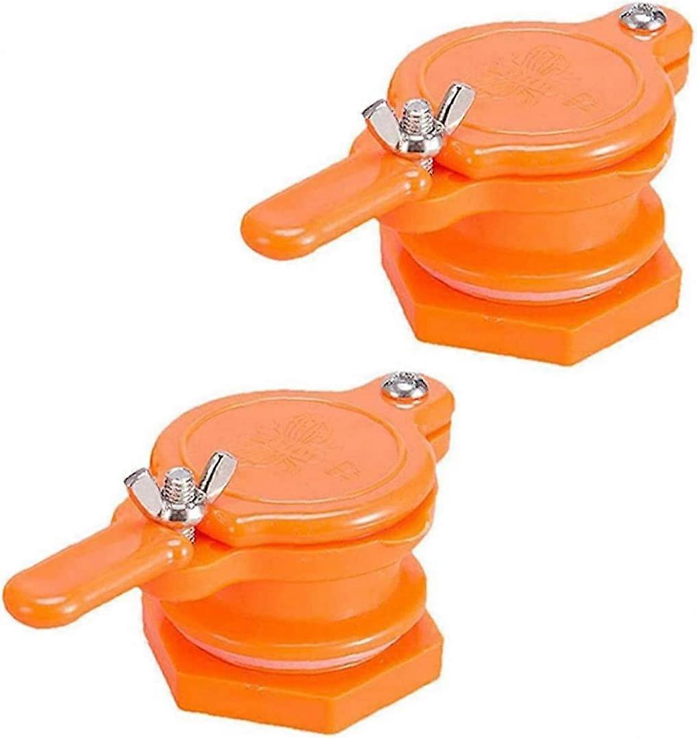 Honey Tap Tap Bottling Tool Orange 2pcs,44mm Diameter